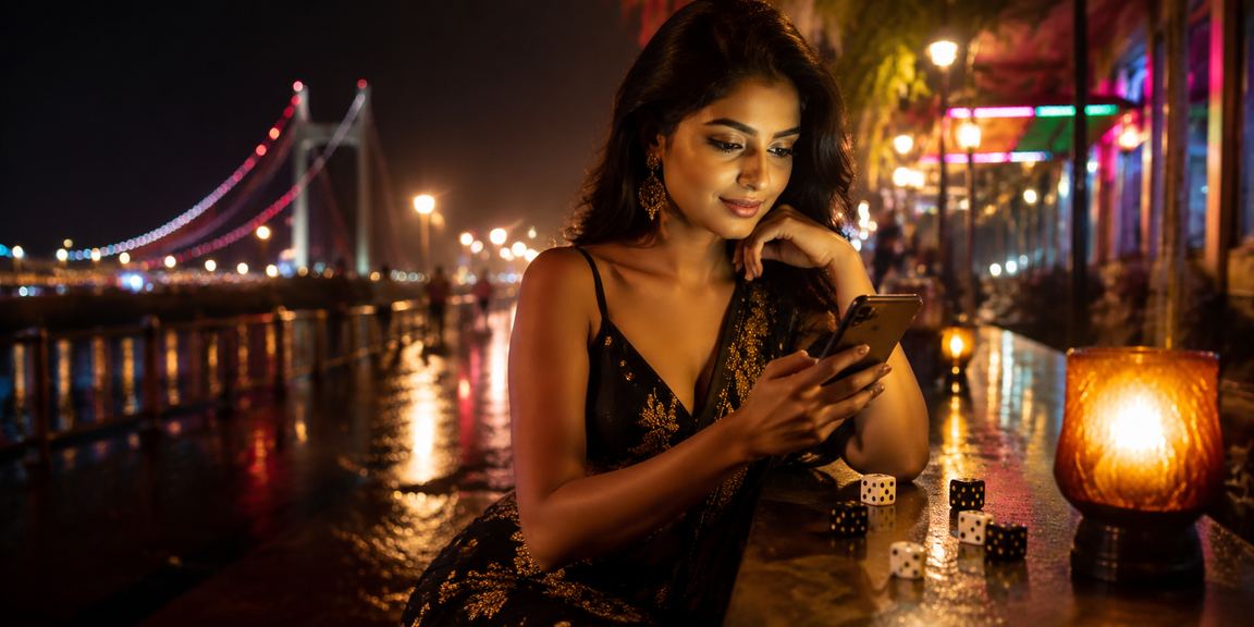Local friends playing jaya88 dice games at a night market in Mymensingh