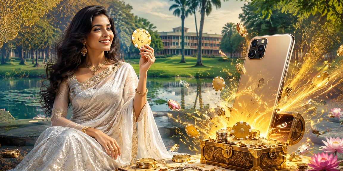 ময়মনসিংহে শাড়ি পরা নারী মোবাইলে jaya88 বেটিং উপভোগ করছেন