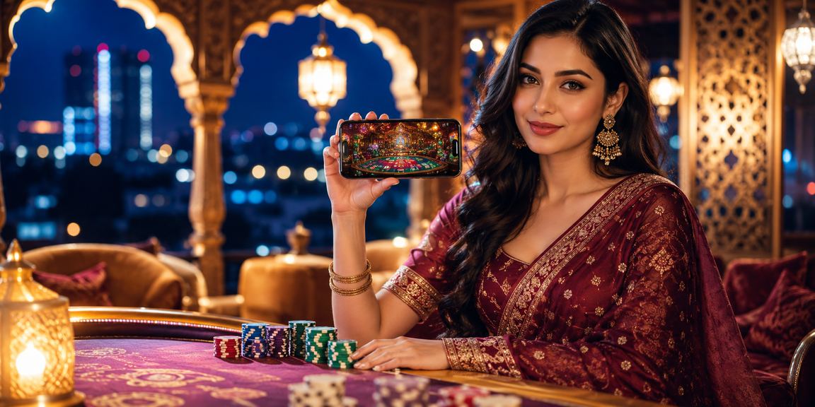 Bangladeshi model playing jaya88 casino on mobile in Sonargaon